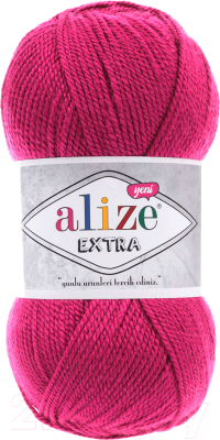 Пряжа для вязания Alize Extra 100% акрил / 48 (220м, темная фуксия)
