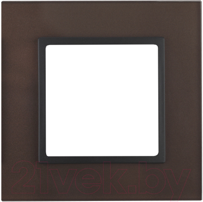Рамка для выключателя ЭРА Elegance 14-5101-13 / Б0034475 (бронза/антрацитовый)