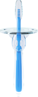 Зубная щетка для новорожденных Kunder Прорезыватель силиконовый, массажер для десен / 10473 (синий) - 