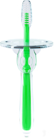 Зубная щетка для новорожденных Kunder Прорезыватель силиконовый, массажер для десен / 10474 (зеленый) - 