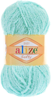 Пряжа для вязания Alize Softy 100% микрополиэстер / 669 (115м, светло-бирюзовый) - 
