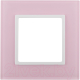 Рамка для выключателя ЭРА Elegance 14-5101-30 / Б0034484 (розовый/белый) - 