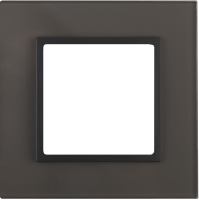 Рамка для выключателя ЭРА Elegance 14-5101-32 / Б0034486 (серый/антрацитовый) - 