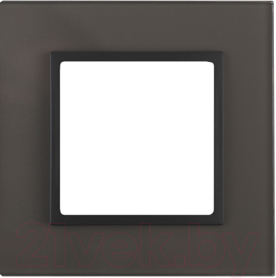 Рамка для выключателя ЭРА Elegance 14-5101-32 / Б0034486 (серый/антрацитовый)