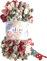 

Пряжа для вязания Alize, Puffy Fine Color 100% микрополиэстер / 6039
