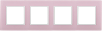 Рамка для выключателя ЭРА Elegance 14-5104-30 / Б0034538 (розовый/белый) - 
