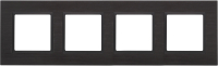 Рамка для выключателя ЭРА Elegance 14-5204-05 / Б0034561 (черный/антрацитовый) - 