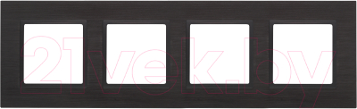 Рамка для выключателя ЭРА Elegance 14-5204-05 / Б0034561 (черный/антрацитовый)