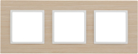 Рамка для выключателя ЭРА Elegance 14-5303-01 / Б0049150 (беленый дуб/белый) - 