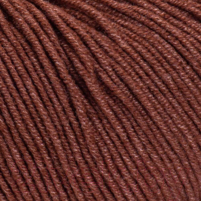 Пряжа для вязания Yarnart Jeans 55% хлопок, 45% акрил / 70 (160м, коричневый)