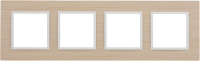 Рамка для выключателя ЭРА Elegance 14-5304-01 / Б0049151 (беленый дуб/белый) - 