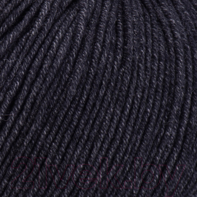 Пряжа для вязания Yarnart Jeans 55% хлопок, 45% акрил / 28 (160м, антрацит)