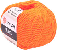 

Пряжа для вязания Yarnart, Jeans 55% хлопок, 45% акрил / 77