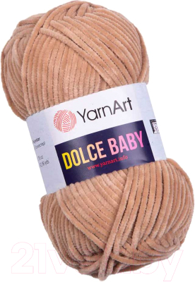 Пряжа для вязания Yarnart Dolce Baby 100% микрополиэстер / 747 (85м, бежевый)