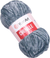Пряжа для вязания Yarnart Chenille 100% микрополиэстер / 560 (90м, серый) - 