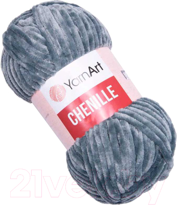 Пряжа для вязания Yarnart Chenille 100% микрополиэстер / 560 (90м, серый)