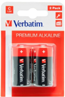 Комплект батареек Verbatim LR14/C Алкалайн / 49922 (2шт) - 