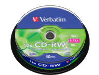 Набор дисков CD-RW Verbatim 700мб / 43480 (10шт) - 