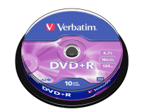 Набор дисков DVD+R Verbatim 4.7Гб / 43498 (10шт) - 