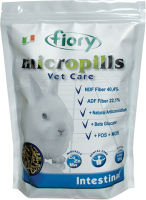 Корм для грызунов Fiory Micropills для кроликов с ЖКТ / 6305 (850г) - 