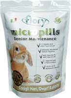 Корм для грызунов Fiory Micropills для кроликов старше 7 лет / 6355 (850г) - 
