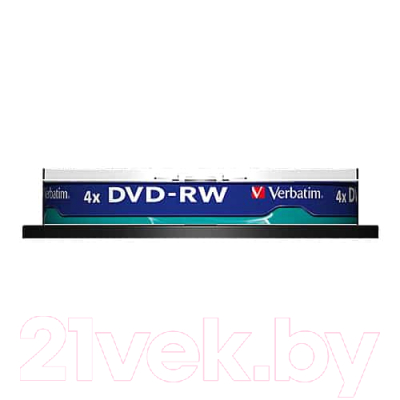 Набор дисков DVD-RW Verbatim 4.7Гб / 043552 (10шт)