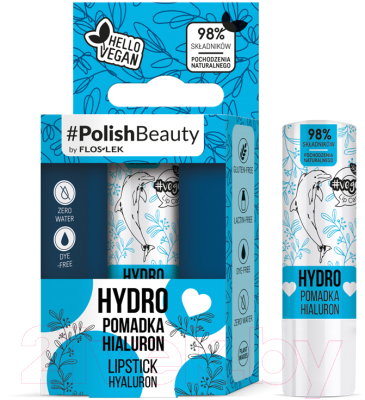 Бальзам для губ Floslek PolishBeauty Hydro Lipstick Hyaluron  (4.1г)