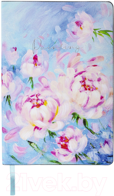 Записная книжка Brauberg Vista Pink flowers / 112075