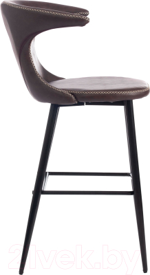 Стул барный Tetchair Flair Bar 60x56x106 экокожа/металл (коричневый 1/черный)