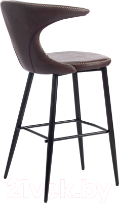 Стул барный Tetchair Flair Bar 60x56x106 экокожа/металл (коричневый 1/черный)