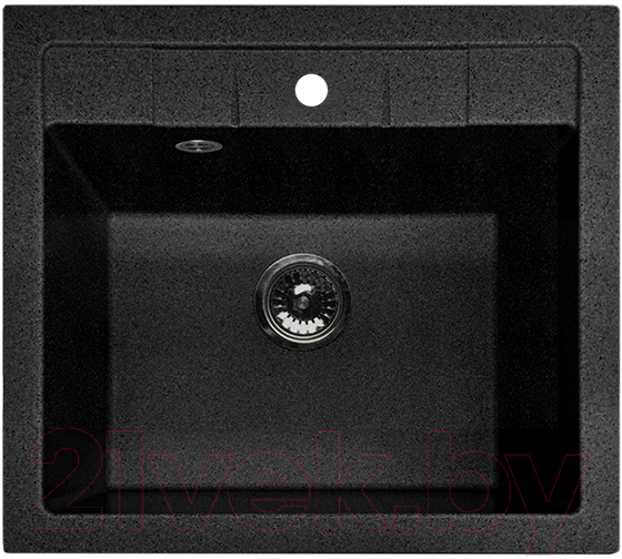 Мойка кухонная GranFest Quadro GF-Q561 (черный)