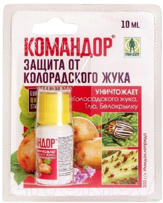Чистый дом Командор Защита от насекомых вредителей (10мл) Инсектицид ...