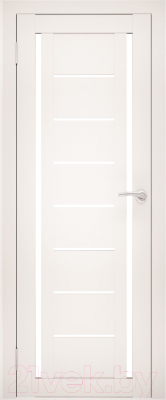 Дверь межкомнатная Юни Flash 06 Eco 40x200 (белый/стекло белое)