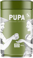 Кофе молотый PUPA Азия 100% Арабика (250г, ж/б) - 