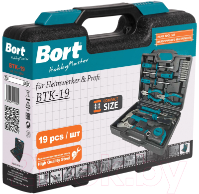 Универсальный набор инструментов Bort BTK-19 (93412864)