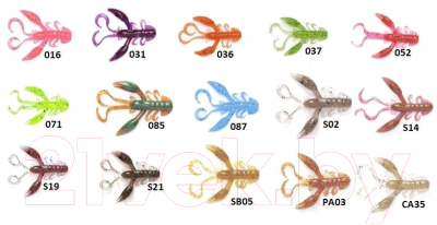 Изображение товара Мягкая приманка Lucky John Pro Series Rock Craw / 140123-S02 (10шт)