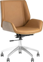 Кресло офисное TopChairs Crown B1707 270-09 (коричневый) - 