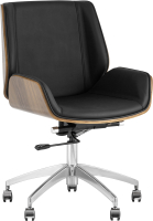 Кресло офисное TopChairs Crown B1707 270-01 (черный) - 