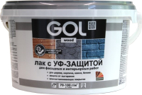 Лак GOL Wood Акриловый с УФ-защитой (2.4кг, полуматовый) - 