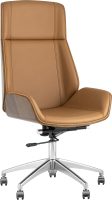 Кресло офисное TopChairs Crown A1707 270-09 (коричневый) - 
