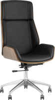 Кресло офисное TopChairs Crown A1707 270-01 (черный) - 