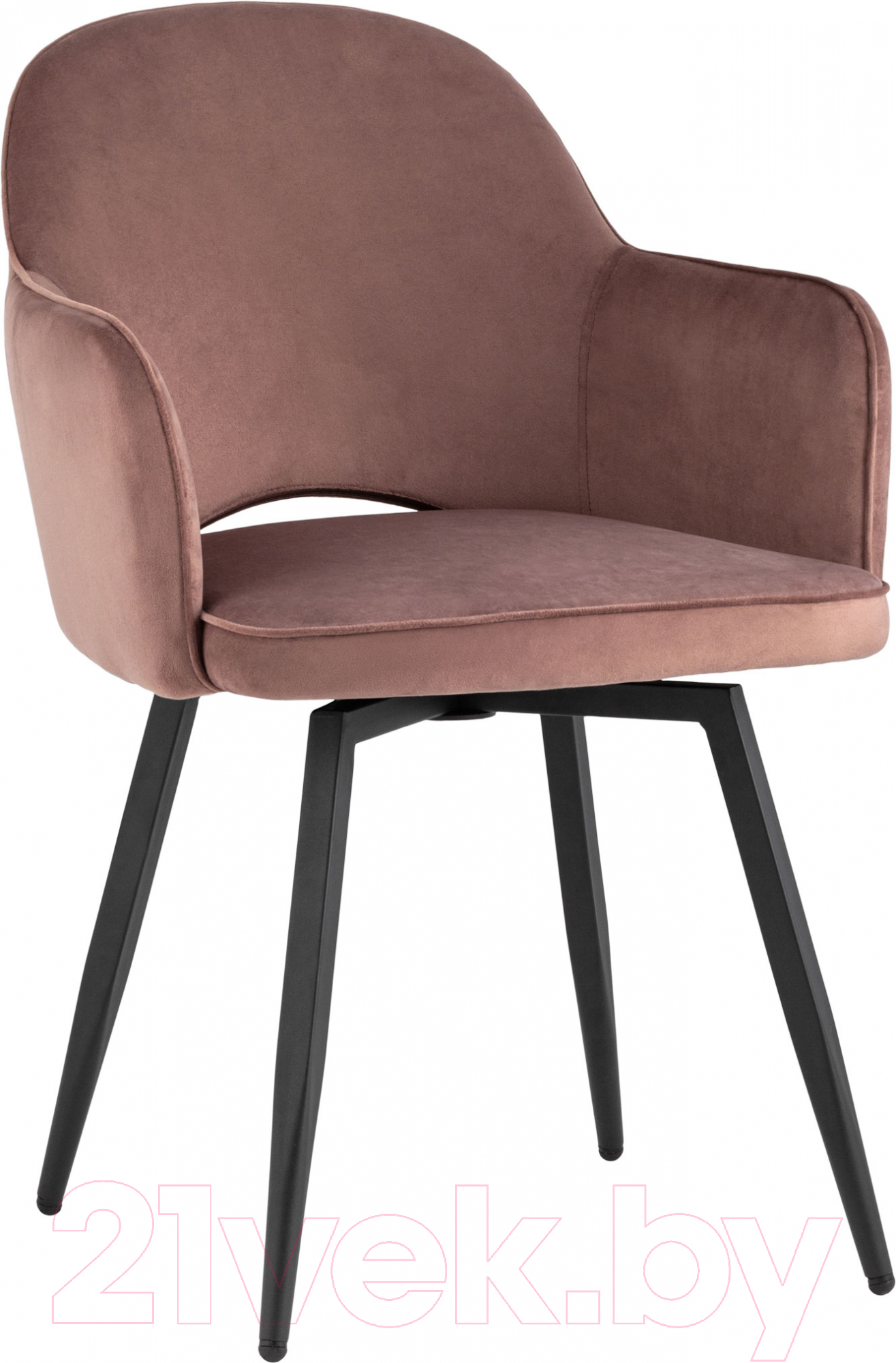 Стул Stool Group Венера / MC16-2F KD HLR-44 (велюр/пыльно-розовый)