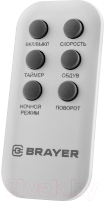 Вентилятор Brayer 4958BR-WH