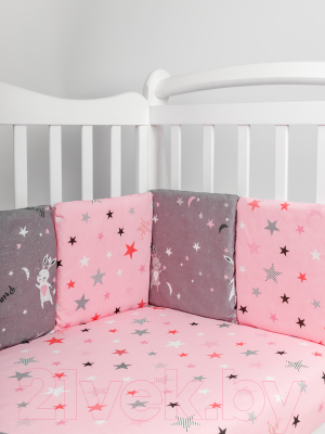 Комплект постельный для малышей Amarobaby Princess / AMARO-3015-Prin