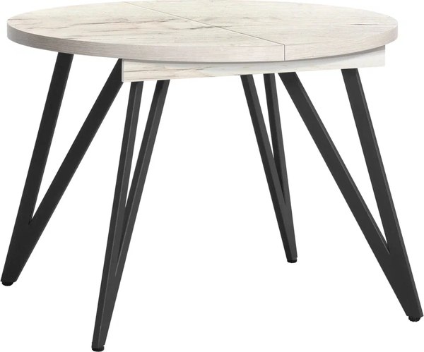 Обеденный стол Millwood Женева 3 D раздвижной D110-150x110x75