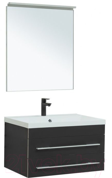 Комплект мебели для ванной Aquanet Верона New 75 / 281105