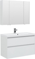 Комплект мебели для ванной Aquanet Гласс 100 / 240468 - 