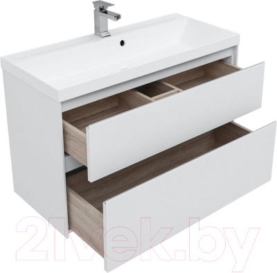 Комплект мебели для ванной Aquanet Гласс 100 / 240468