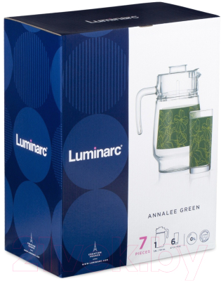Набор для напитков Luminarc Annalee Green Q9255