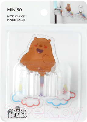 Держатель для швабры Miniso We Bare Bears Collection 4.0 / 7544